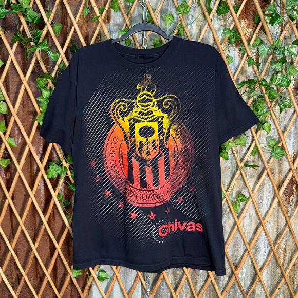 Vintage Y2K club deportivo Guadalajara 2000s soccer t-shirt - Picture 1 of 4